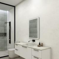Зеркало LED Континент Frame Silver 100x60 см